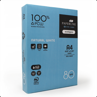 Popierius Peperline eyecare, 100% perdirbtas, A4 80g/m2