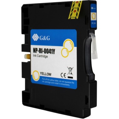 Kasetė Ricoh GC 41Y (405764), geltona – ECO