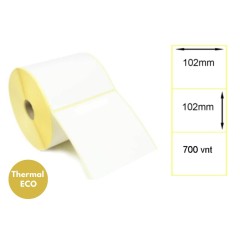 Lipnios termo etiketės 102x102mm (700 vnt.) – Thermal ECO