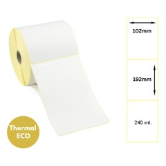 Lipnios termo etiketės 102x192mm (240 vnt.) – Thermal ECO