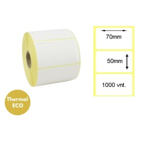 Lipnios Termo etiketės 70x50mm (1000 vnt.) – ECO