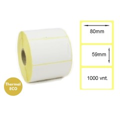 Lipnios termo etiketės 80x59mm (1000 vnt.) – Thermal ECO Lipnios termo etiketės 80x59mm (1000 vnt.) – Thermal ECO