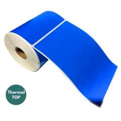 Lipnios termo etiketės 102x152mm (280 vnt.) – Thermal TOP, mėlynos