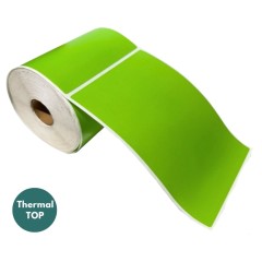 Lipnios termo etiketės 102x152mm (280 vnt.) – Thermal TOP, žalios