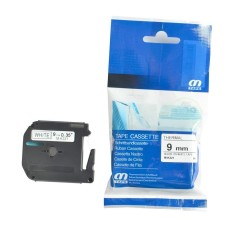 Lipni juostelė Brother M-K221 9mm. (Balta / Juoda) ECO Lipni juostelė Brother M-K221 9mm. (Balta / Juoda) ECO