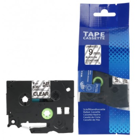 Brother TZE-121 Lipni juostelė (9mm, juodas ant skaidrios) – Eco Brother TZE-121 Lipni juostelė (9mm, juodas ant skaidrios) – Eco