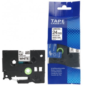 Brother TZe-251 Lipni juostelė (24 mm, juodas ant baltos) – Eco