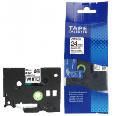 Brother TZe-251 Lipni juostelė (24 mm, juodas ant baltos) – Eco