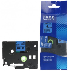 Brother TZE-521 Lipni juostelė (9 mm, juoda ant mėlynos) – Eco