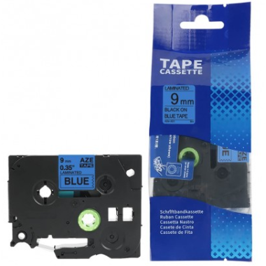 Brother TZE-521 Lipni juostelė (9 mm, juoda ant mėlynos) – Eco