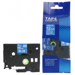 Brother TZE-535 Lipni juostelė (12 mm, balta ant mėlynos) – Eco