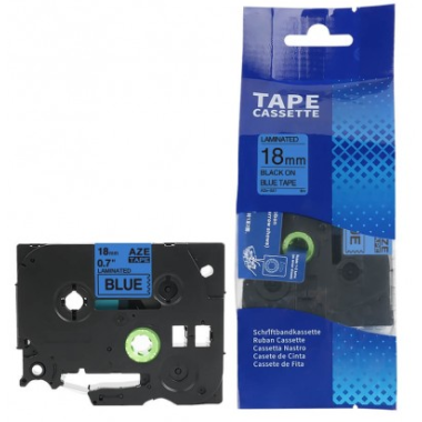 Brother TZE-541 Lipni juostelė ( 18 mm, juoda ant mėlynos) – Eco