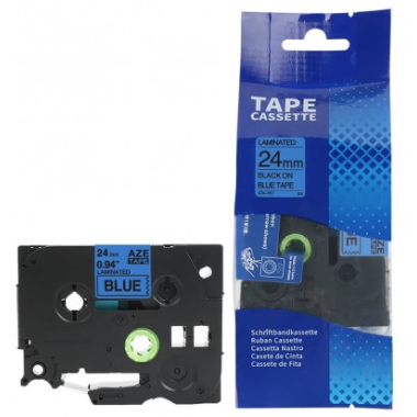 Brother TZE-551 Lipni juostelė (24 mm, juoda ant mėlynos) – Eco