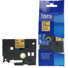 Brother TZE-851 Lipni juostelė (24 mm, juoda ant auksinės) – Eco