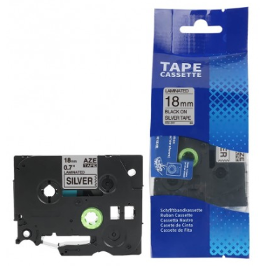 Lipni juostelė Brother TZE-M941 18mm. (Sidabrinė) ECO