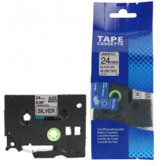 Brother TZE-M951 Lipni juostelė (24 mm, juoda ant matinės sidabrinės) – Eco Brother TZE-M951 Lipni juostelė (24 mm, juoda ant matinės sidabrinės) – Eco