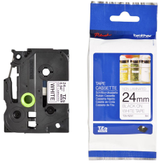 Brother TZe-N251 Nelaminuota lipni juostelė (24 mm, juodas ant baltos) – Originali