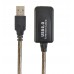 Laidas USB 2.0 (Type-A male > Type-A female) Prailgintuvas (10 m.)