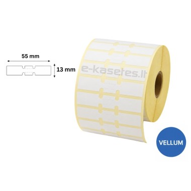 Juvelyrinės lipnios etiketės 55x13 mm Vellum (4000 vnt.)