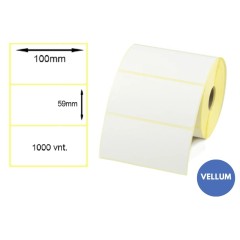 Lipnios etiketės 100x59mm (1000 vnt.) – Vellum