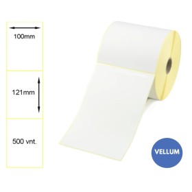 Lipnios etiketės 100x121mm (500 vnt.) – Vellum