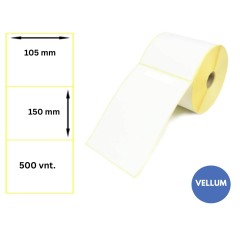 Lipnios etiketės 105x150mm (350 vnt.) – Vellum