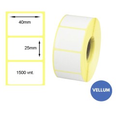 Lipnios etiketės 40x25mm (2000 vnt.) – Vellum