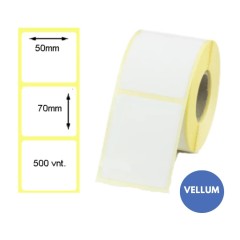 Lipnios etiketės 50x70mm (500 vnt.) – Vellum