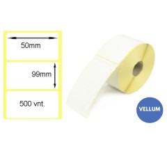 Lipnios etiketės 50x99mm (500 vnt.) – Vellum