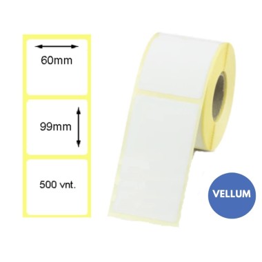 Lipnios etiketės 60x99mm (500 vnt.) – Vellum