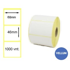 Lipnios etiketės 68x46mm (1000 vnt.) – Vellum