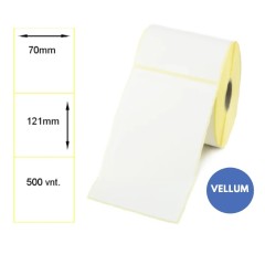 Lipnios etiketės 70x121 mm (500 vnt.) – Vellum