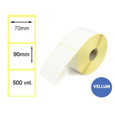 Lipnios etiketės 70x90mm (500 vnt.) – Vellum Lipnios etiketės 70x90mm (500 vnt.) – Vellum