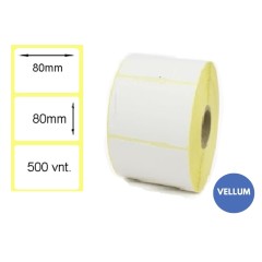 Lipnios etiketės 80x80mm (500 vnt.) – Vellum