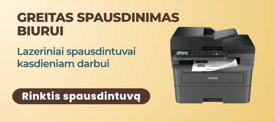 Greitas spausdinimas biurui – lazeriniai spausdintuvai