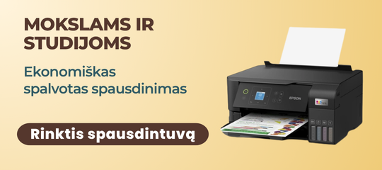 Mokslams ir studijoms – ekonomiškas spalvotas spausdinimas